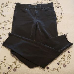 Madewell highriser 9" black/dark grey